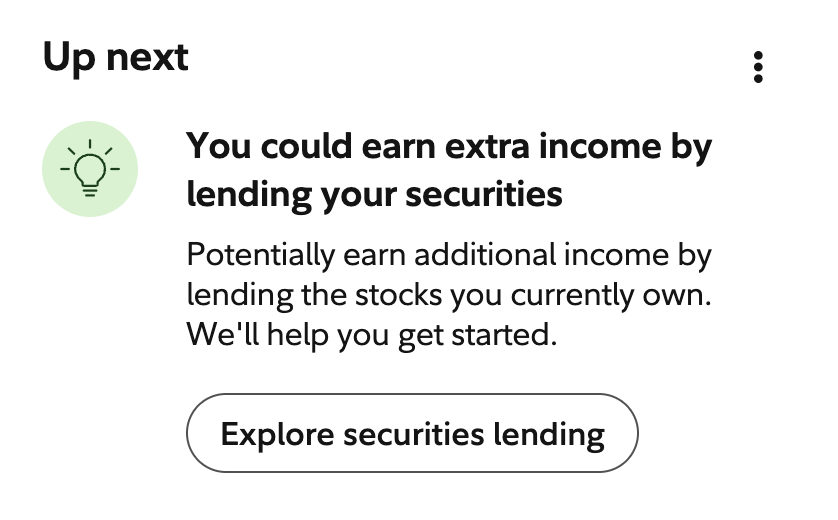 securities lending program