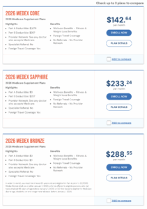 Supplement Plan Comparison 2026